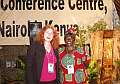 Nairobi (Kenia) mit der Tr&auml;gerin des Friedensnobelpreises und Alternativer Nobelpreises Wangari Maathai
