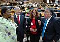 der Erziehungsministerin S&uuml;dafrikas Naledi Pandor, dem Staatssekret&auml;r Georg Boomgaarden und dem Vorsitzenden des Verbandes f&uuml;r Auslandsschulen Jorge Pulido V&aacute;zquez 2006