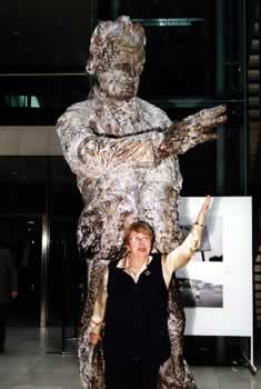Ruth Zuther im Willy-Brandt-Haus in Berlin