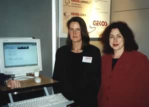 Monika Griefahn MdB und der Leiter des Winsener Arbeitsamtes Gert Hansen