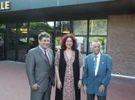 Monika Griefahn MdB, Parl. Staatssekret&auml;r Dr. Ditmar Staffelt, Kreishandwerksmeister Klaus J&uuml;rgen Geselle